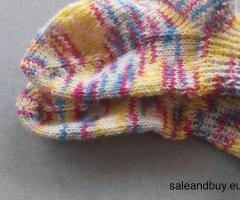 Kinder Wollsocken handgestrickt Fußlänge ca 14cm