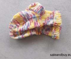 Kinder Wollsocken handgestrickt Fußlänge ca 14cm