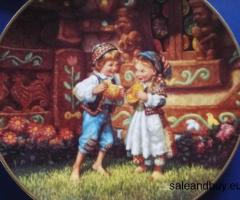 Hänsel und Gretel Sammelteller von Scott Gustafson